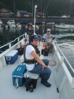 ボートでタイラバ&キス