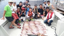 タイラバ船の海豚 釣果