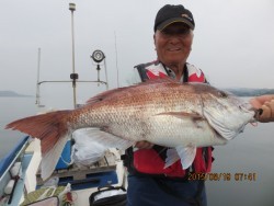 長崎大村湾 第一あさかぜ 釣果 関東 タイラバ 鯛ラバ テンヤ マダイ ジギング船 釣り船 釣果情報サイト カンパリ