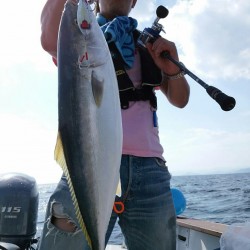 田曽沖40～贄湾沖150m釣果報告(マイボート釣行)