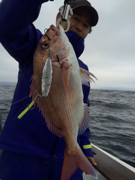 田曽沖40～70m釣果報告（マイボート釣行）