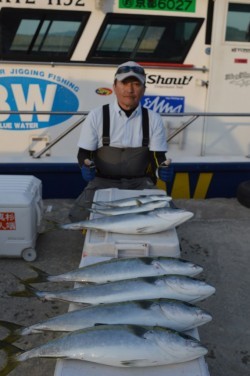 ジギング船 BLUEWATER 釣果