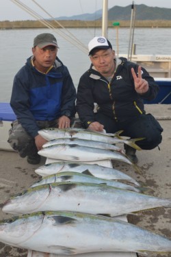 ジギング船 BLUEWATER 釣果