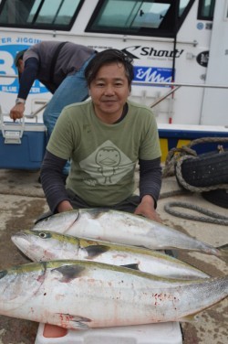 ジギング船 BLUEWATER 釣果