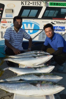 ジギング船 BLUEWATER 釣果