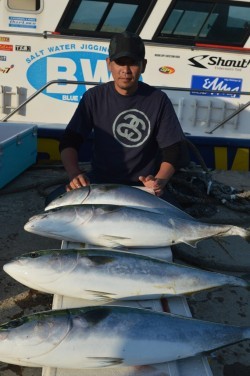 ジギング船 BLUEWATER 釣果